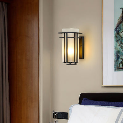 Wilen Outdoor Wall Lamp Iron Lantern Retro