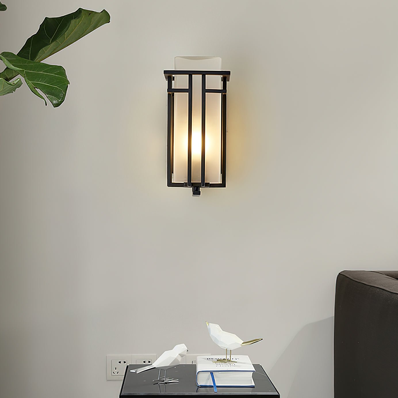 Wilen Outdoor Wall Lamp Iron Lantern Retro