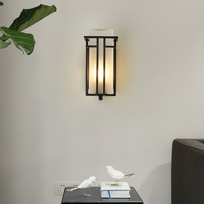 Wilen Outdoor Wall Lamp Iron Lantern Retro