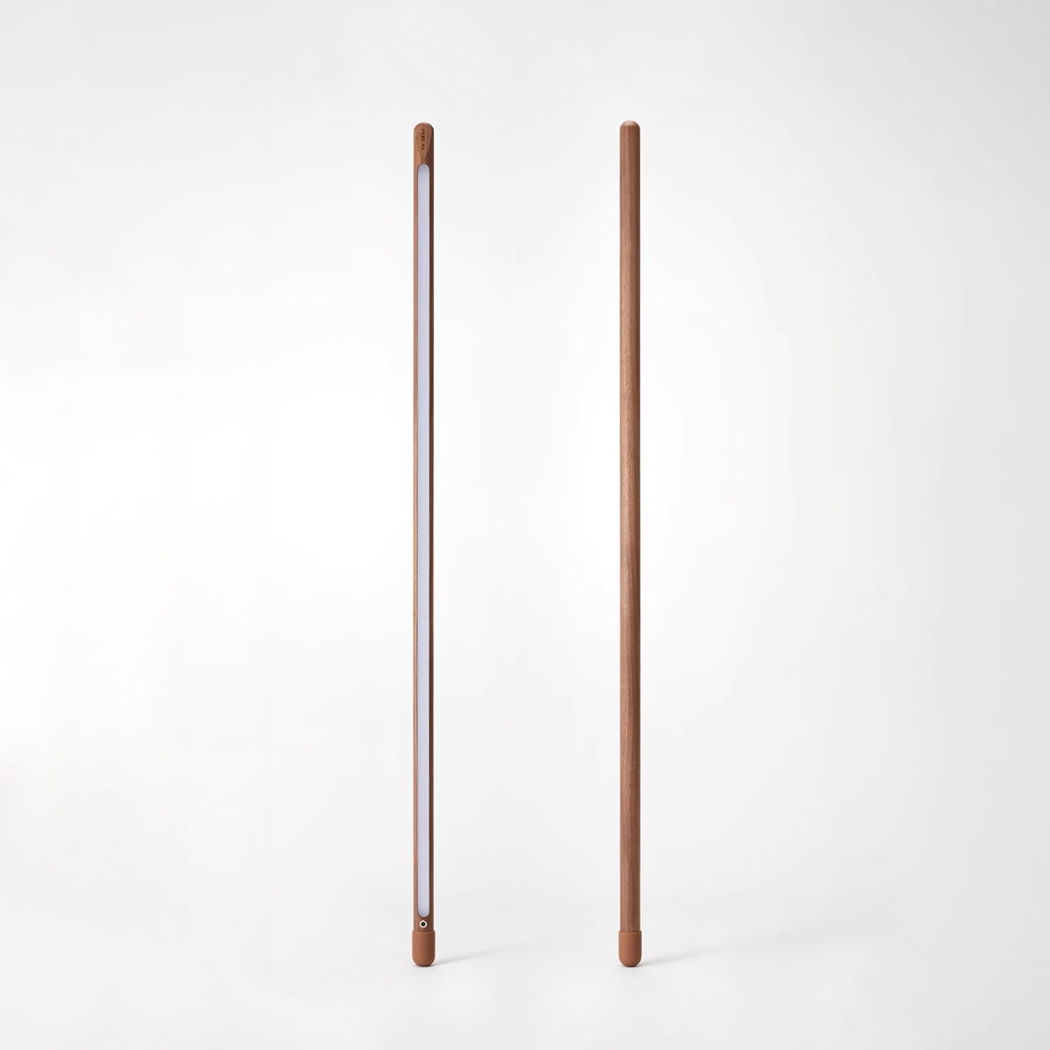 Echo Linear Modern Wood Floor Lamp