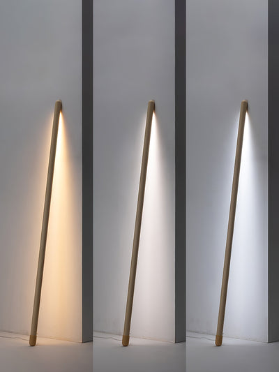 Echo Linear Modern Wood Floor Lamp