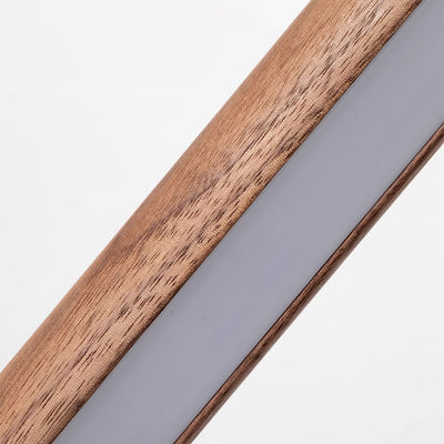 Echo Linear Modern Wood Floor Lamp