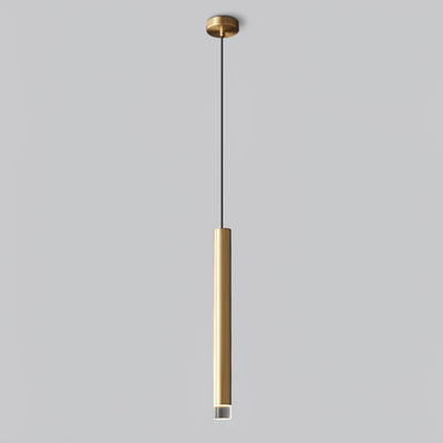 Cetheel Modern Minimalist Brass Plastic Pendant Light