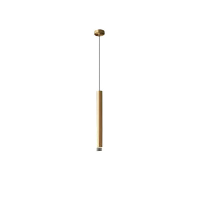 Cetheel Modern Minimalist Brass Plastic Pendant Light