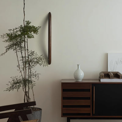 Evvinos Modern Minimalist Linear Wood Wall Light