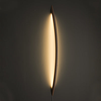 Evvinos Modern Minimalist Linear Wood Wall Light