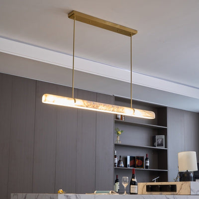 Ilraea Linear Alabaster Pendant