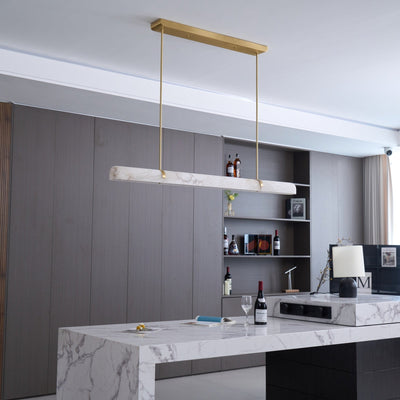 Ilraea Linear Alabaster Pendant