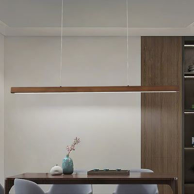Calderwood Linear Wooden Pendant Light