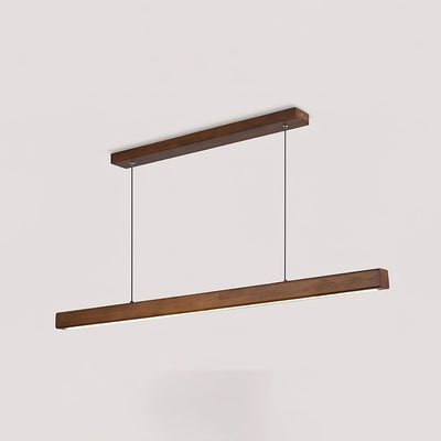 Rinalina Linear Minimalist Wood Pendant Light