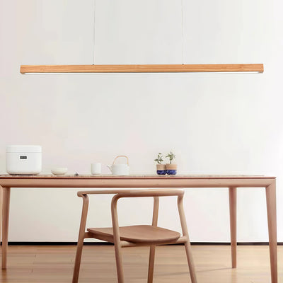 Calderwood Linear Wooden Pendant Light