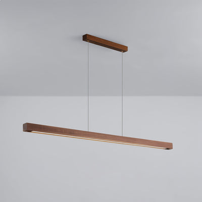 Rinalina Linear Minimalist Wood Pendant Light