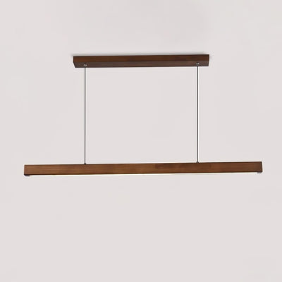 Rinalina Linear Minimalist Wood Pendant Light