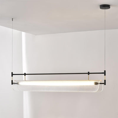 Meldo Chandelier Linear Strip Acrylic Long