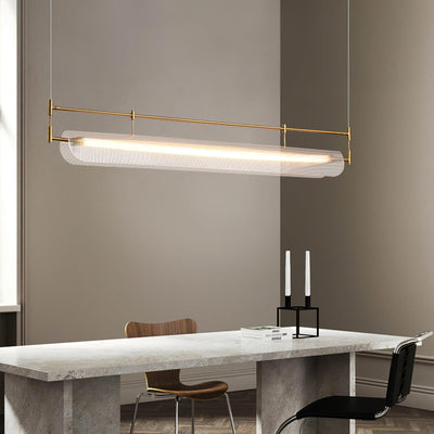 Meldo Chandelier Linear Strip Acrylic Long