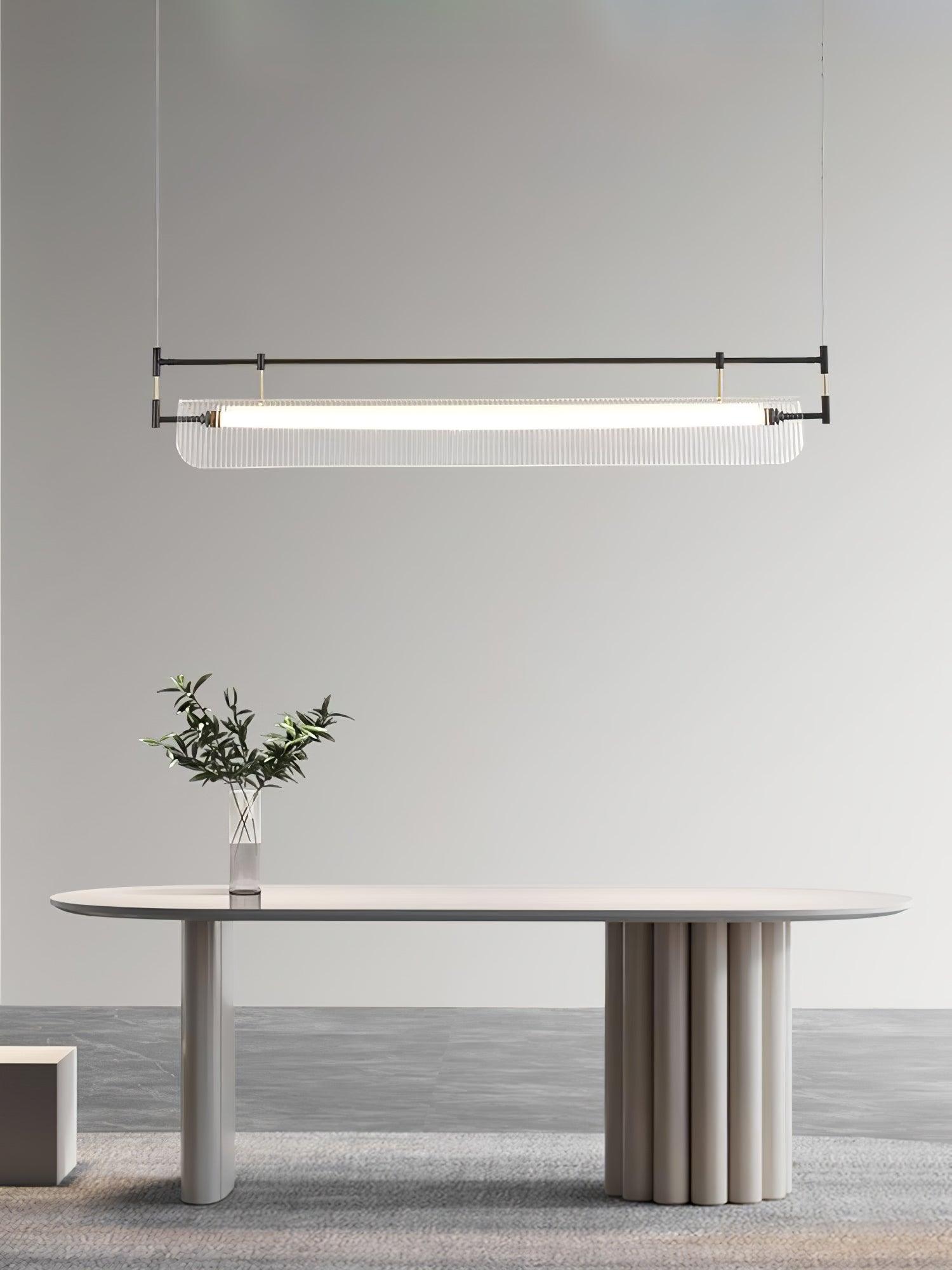 Meldo Chandelier Linear Strip Acrylic Long