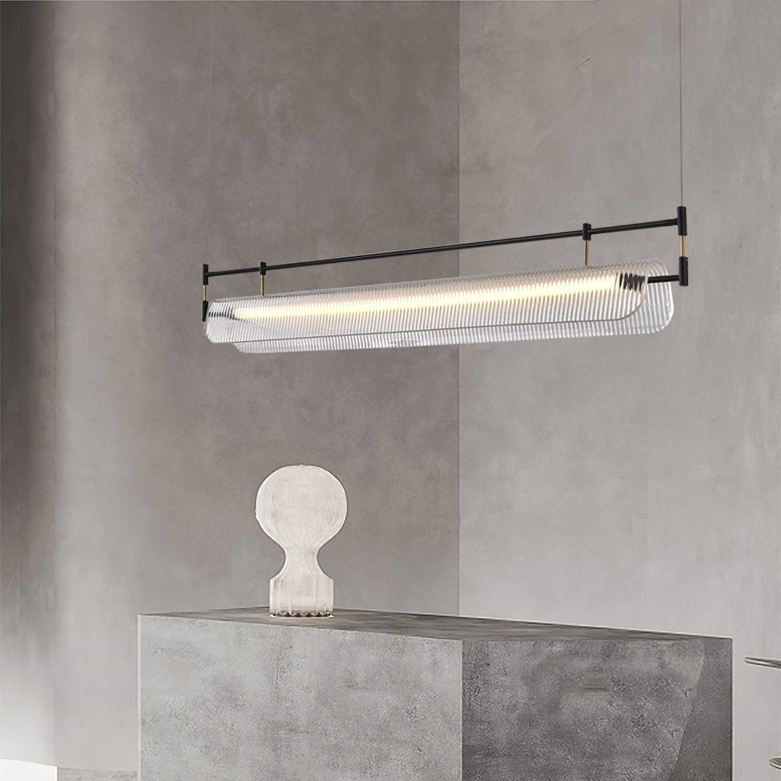 Meldo Chandelier Linear Strip Acrylic Long