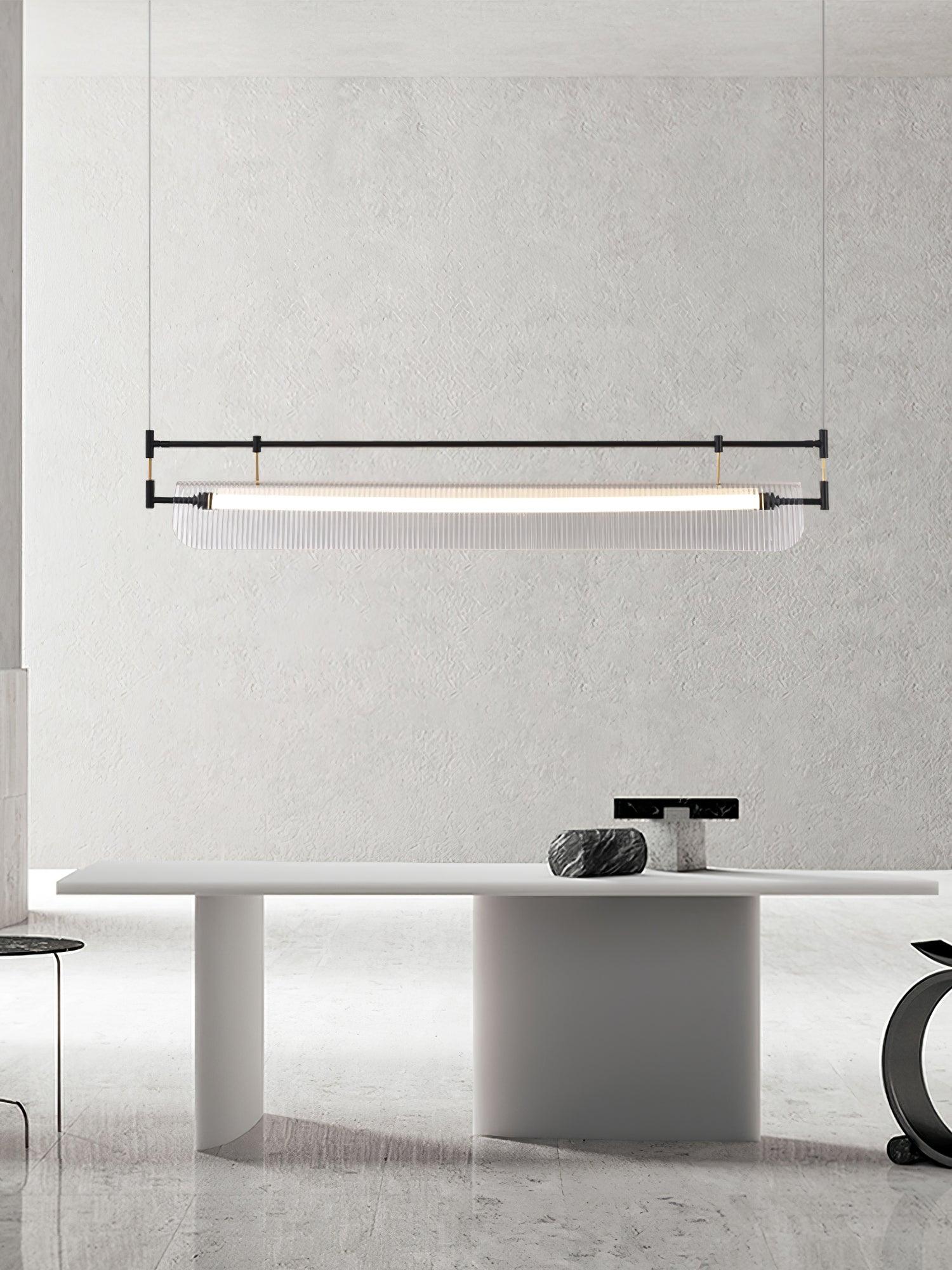 Meldo Chandelier Linear Strip Acrylic Long