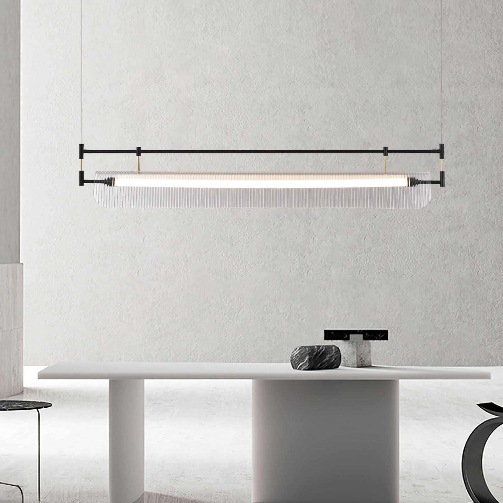 Meldo Chandelier Linear Strip Acrylic Long
