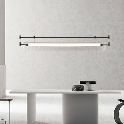 Meldo Chandelier Linear Strip Acrylic Long