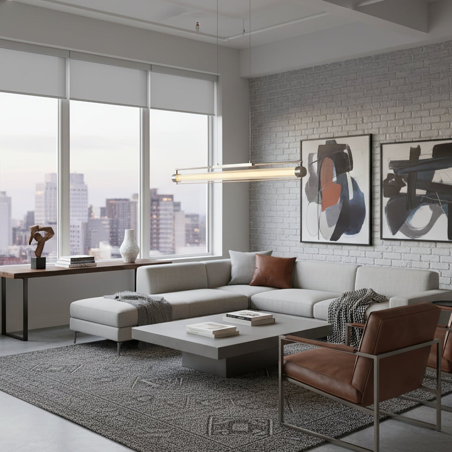 Terienette Linear Tube Linear Pendant