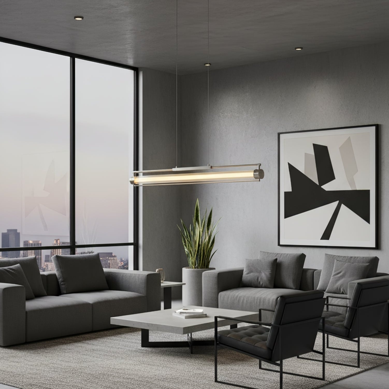 Terienette Linear Tube Linear Pendant
