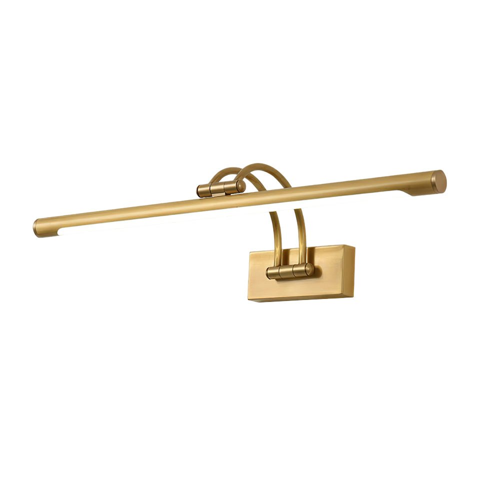 Solarielle Linear Vanity Brass Wall Light