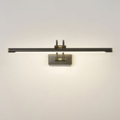 Solarielle Linear Vanity Brass Wall Light