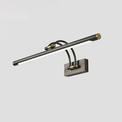 Solarielle Linear Vanity Brass Wall Light