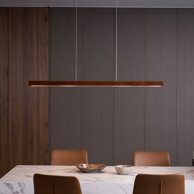 Calderwood Linear Wooden Pendant Light