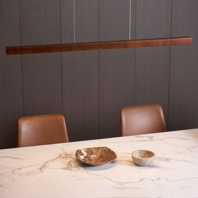 Calderwood Linear Wooden Pendant Light