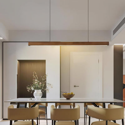 Calderwood Linear Wooden Pendant Light