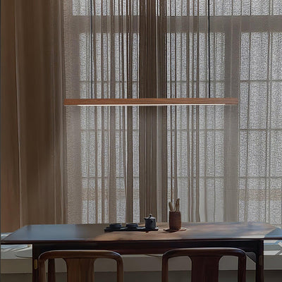 Calderwood Linear Wooden Pendant Light
