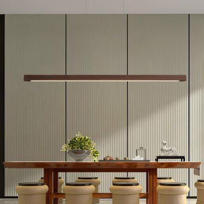 Calderwood Linear Wooden Pendant Light