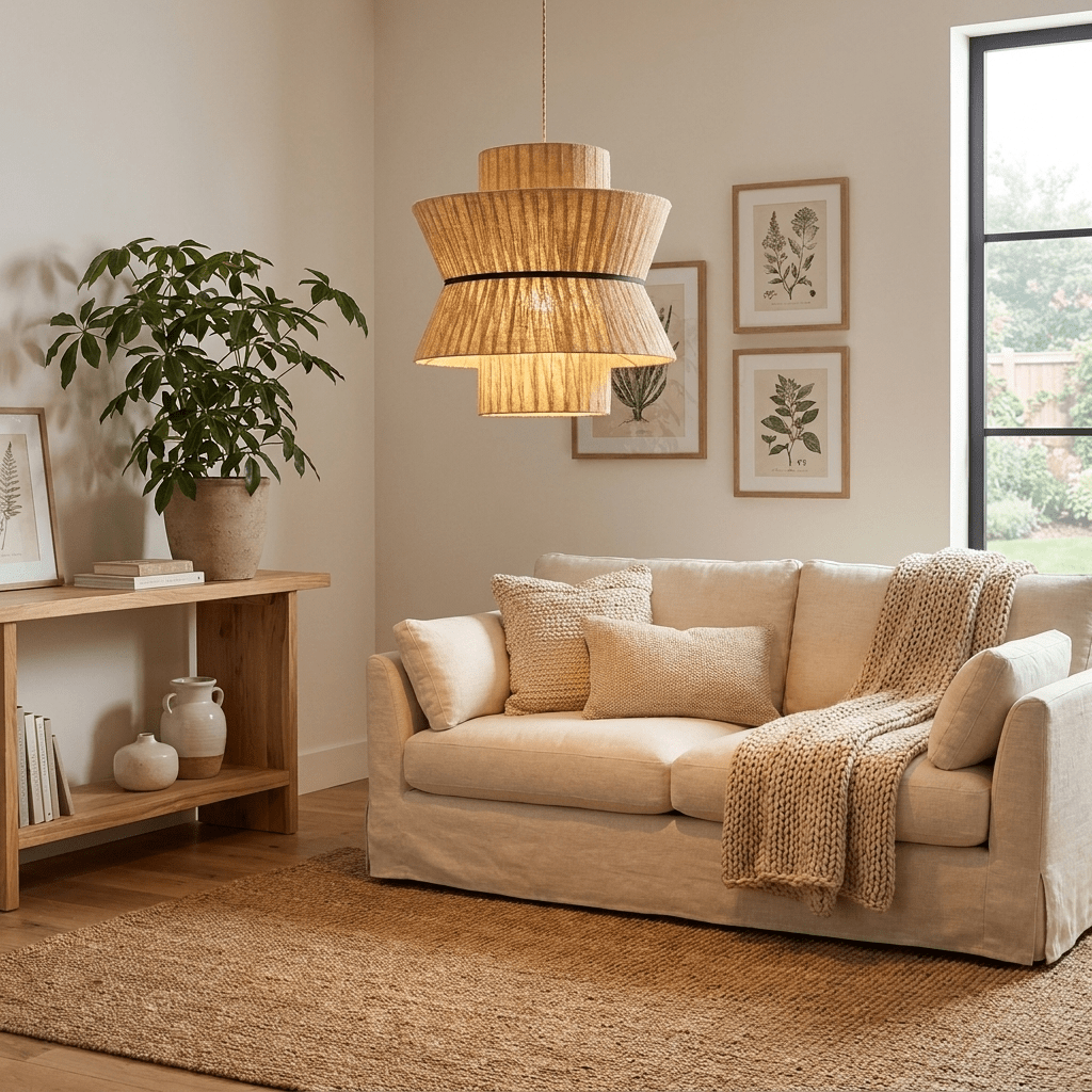 Raffia Pendant Lamp