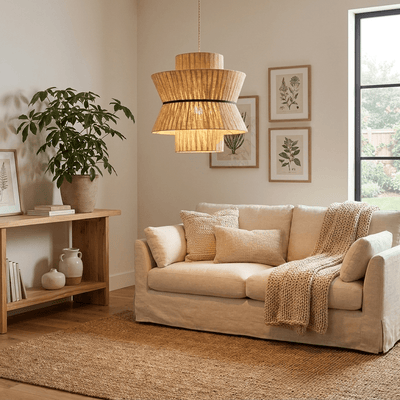 Raffia Pendant Lamp