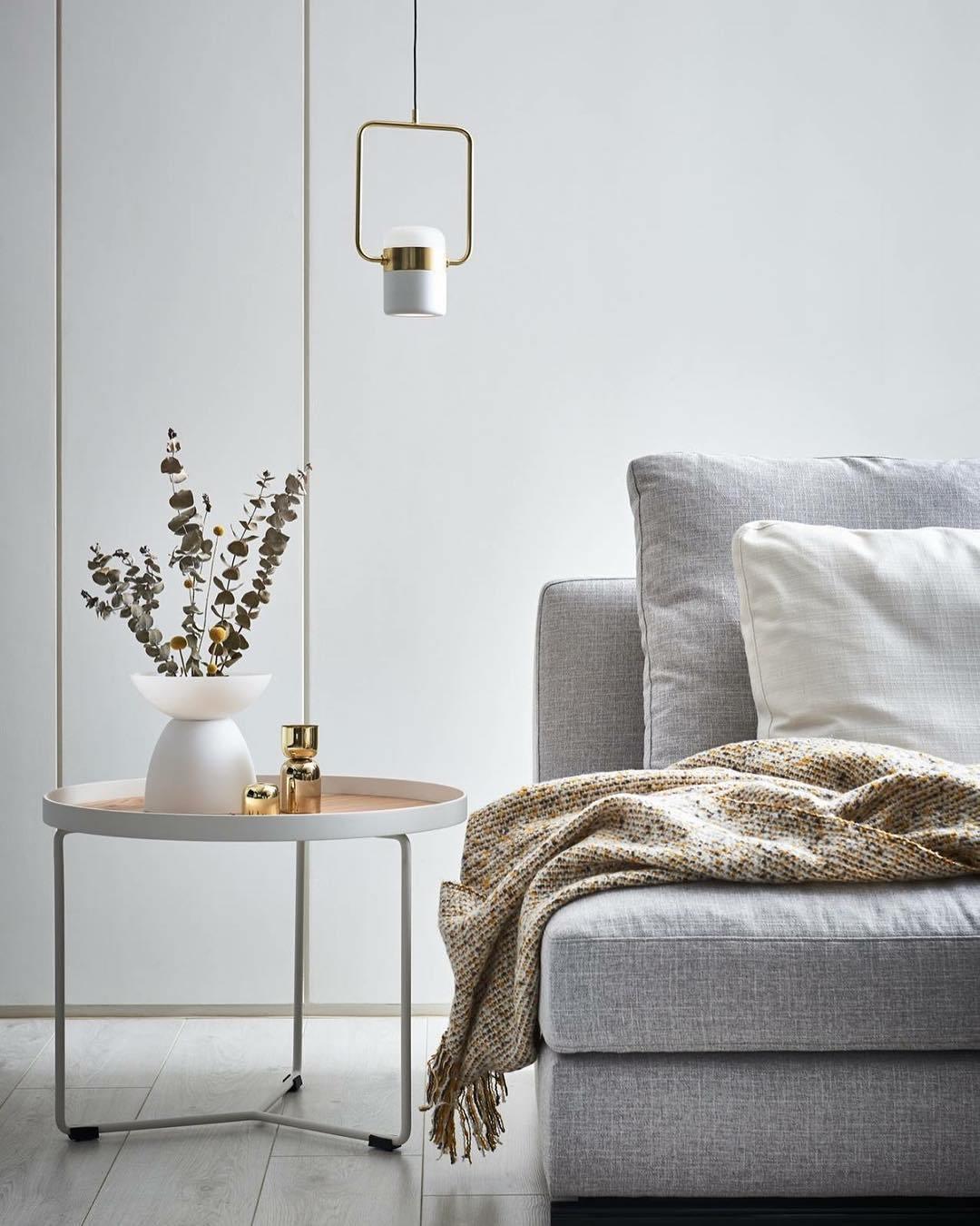 Lirael Pendant Lamp Adjustable Glass with Brass