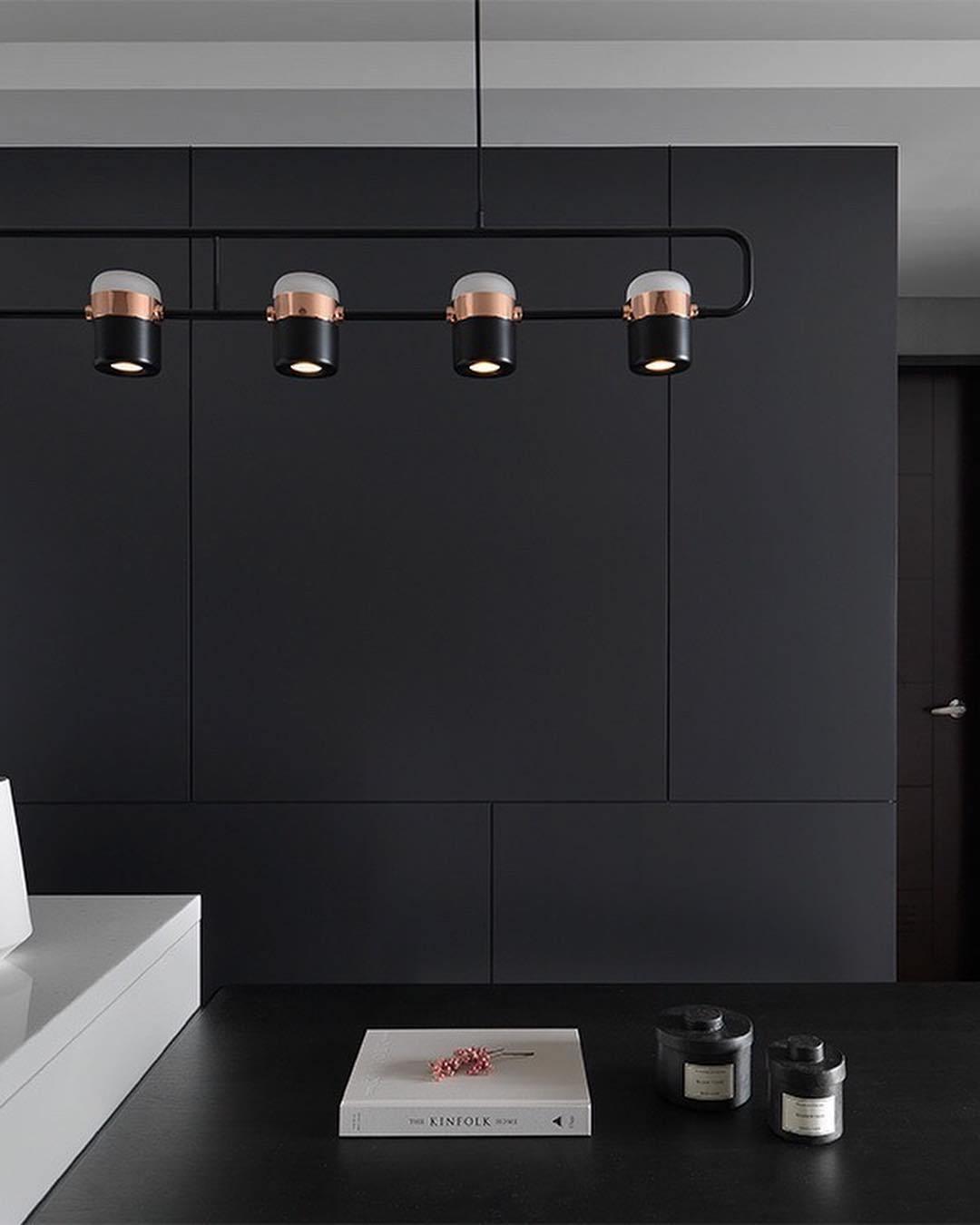 Lirael Pendant Lamp Adjustable Glass with Brass