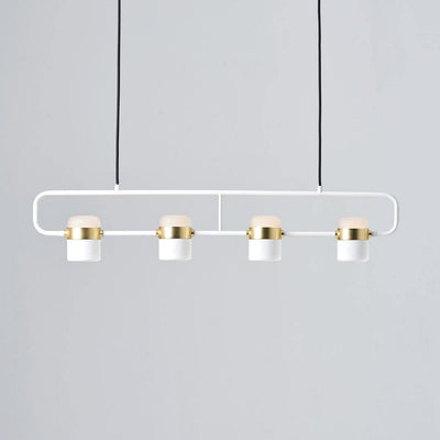 Lirael Pendant Lamp Adjustable Glass with Brass