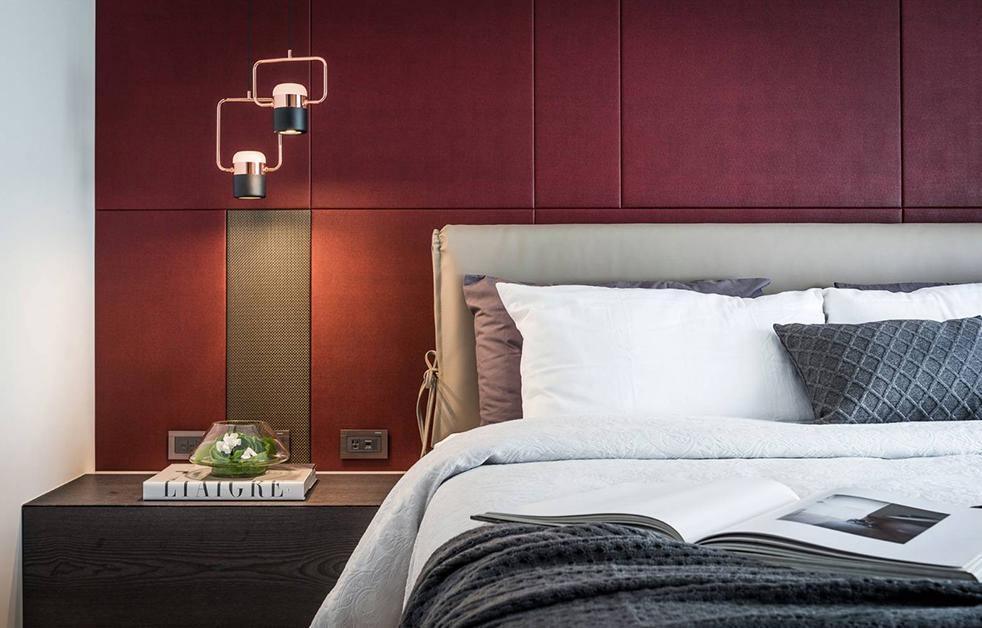 Lirael Pendant Lamp Adjustable Glass with Brass