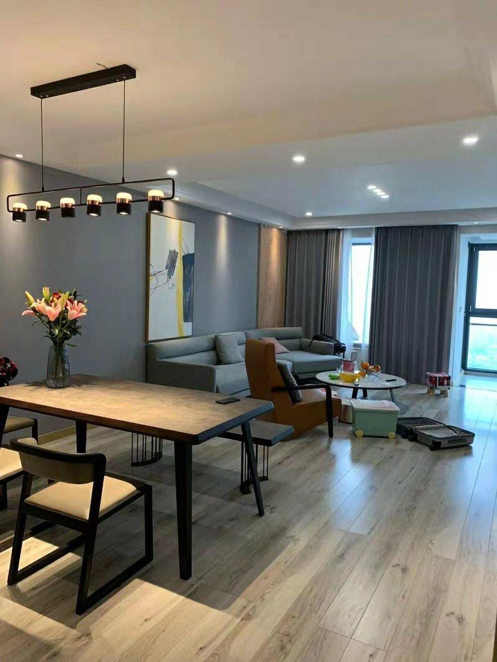 Lirael Pendant Lamp Adjustable Glass with Brass