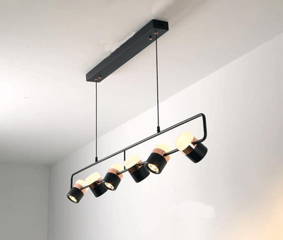 Lirael Pendant Lamp Adjustable Glass with Brass