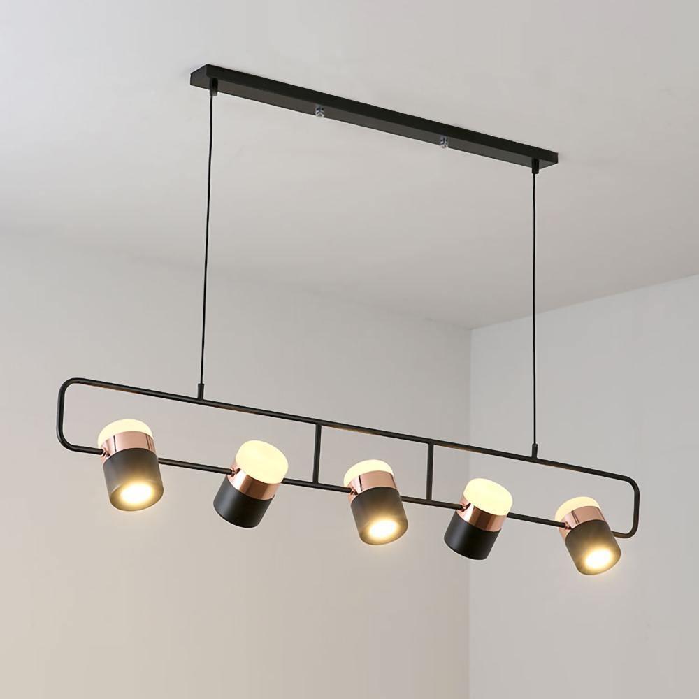 Lirael Pendant Lamp Adjustable Glass with Brass