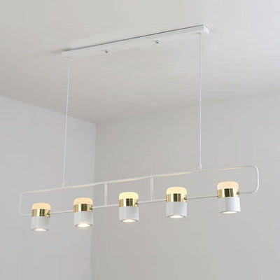 Lirael Pendant Lamp Adjustable Glass with Brass