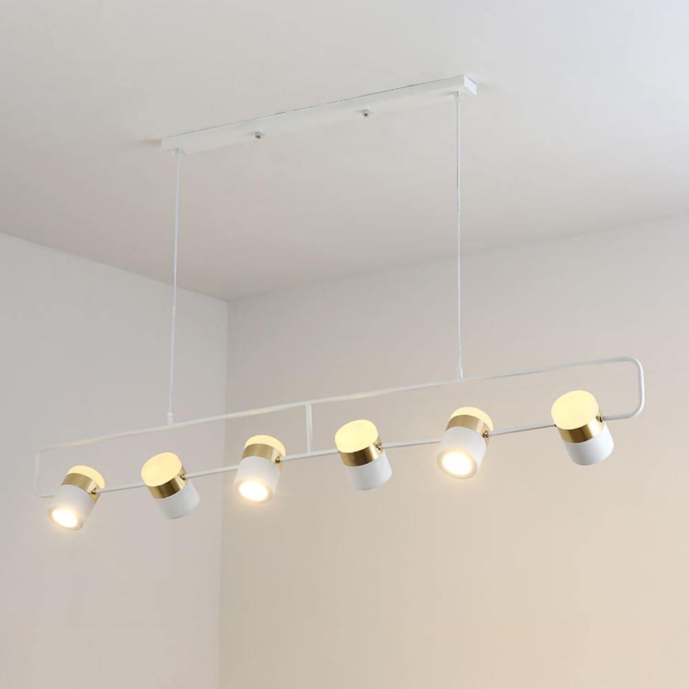 Lirael Pendant Lamp Adjustable Glass with Brass