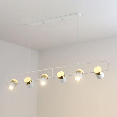 Lirael Pendant Lamp Adjustable Glass with Brass