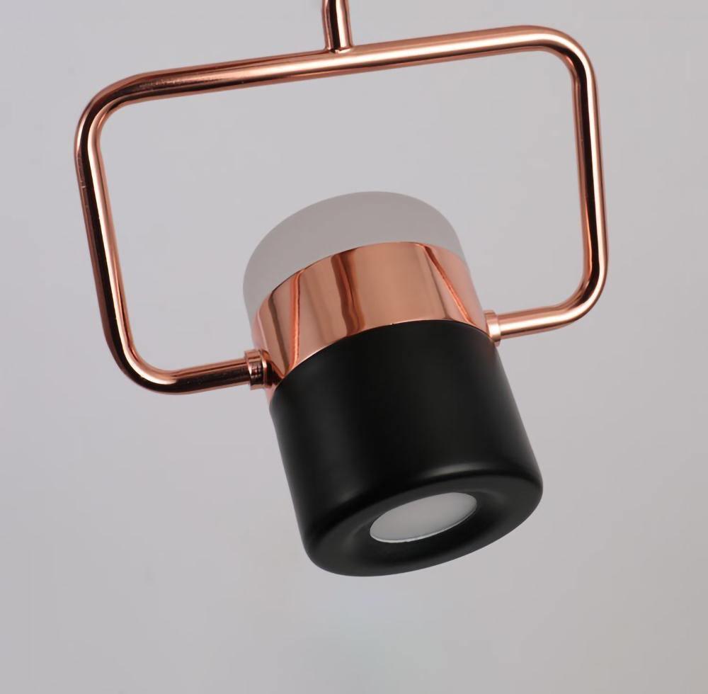 Lirael Pendant Lamp Adjustable Glass with Brass