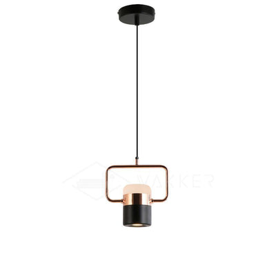 Lirael Pendant Lamp Adjustable Glass with Brass