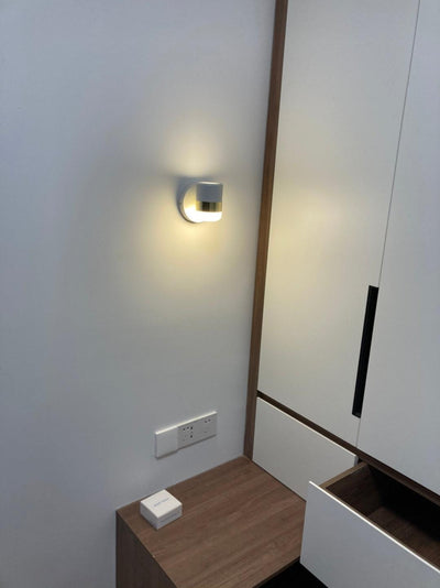 Liorinora Wall Lamp Black Glass Adjustable