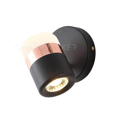 Liorinora Wall Lamp Black Glass Adjustable